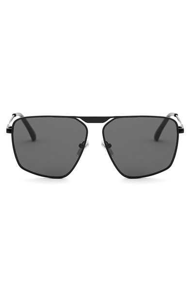 TomyHelf Geometric Design Black Frame Black Glass Women&Men Sunglasses Ce Certificated Uv400