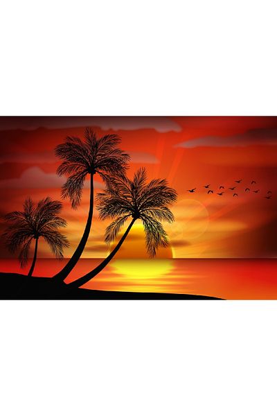media Canvas painting Nature 9, 45 x 30 cm
