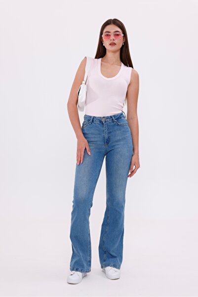 Sarte Royal Women's Sleeveless Thin Ribbed Pink Undershirt