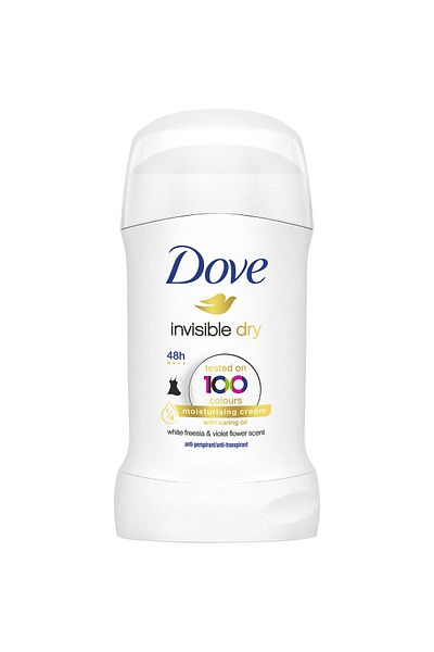 ANDOVER Dove Invisible Dry antiperspirant deodorant stick for women, 40 ml