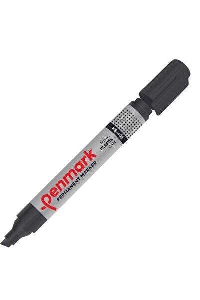 penmark قلم تحديد دائم برأس أسود (5 قطع)