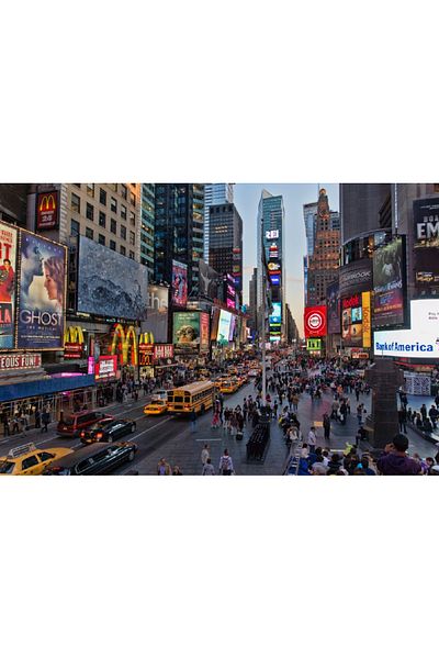 media Canvas painting City 3, 90 x 60 cm