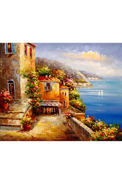 media Tablou canvas Port, mare, pictura, 60 x 40 cm