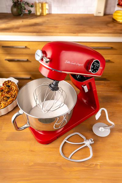 Emsan Bella Gusto Elegant Stand Mikser Kırmızı