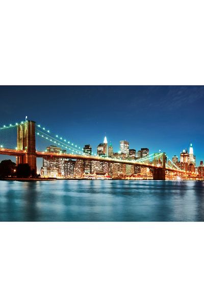 media Canvas painting Bridge over Hudson, 60 x 40 cm