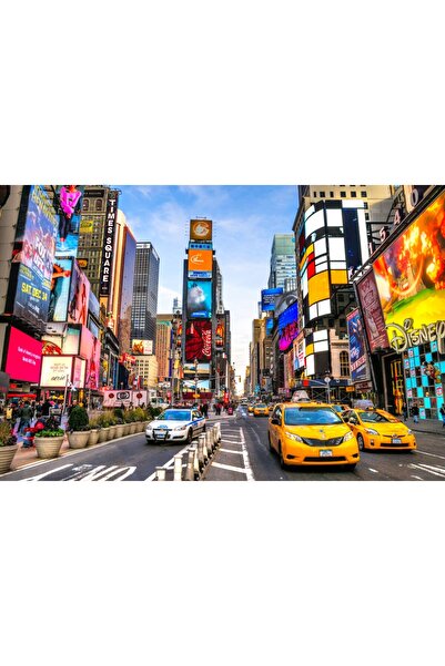 media Tablou canvas New York, taxi galben, Times Square, 60 x 40 cm