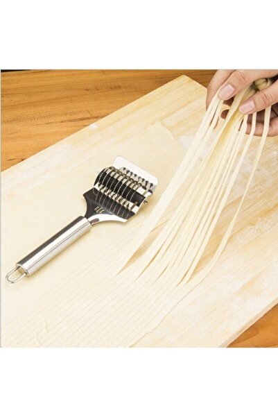 Generic Brand Stainless Steel Noodle Maker Pasta Cutter Slicer Lattice Roller Dough Cutter