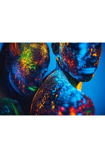 media Canvas painting Portrait9, 105 x 70 cm