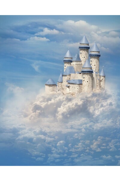 media Tablou canvas Castel in nori, fantastic, 30 x 45 cm