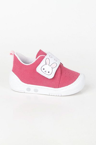 Süperland First Step Orthopedic Fuchsia Pink Baby Girl Lighted Children's Shoes