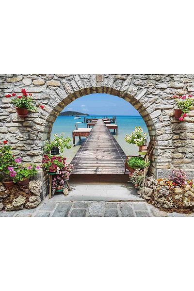 media Canvas painting The Gate to the Sea, 105 x 70 cm