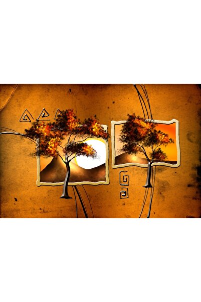 media Tablou canvas Africa retro vintage arta27, 75 x 50 cm