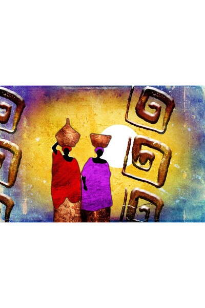 media Tablou canvas Africa retro vintage arta82, 60 x 40 cm