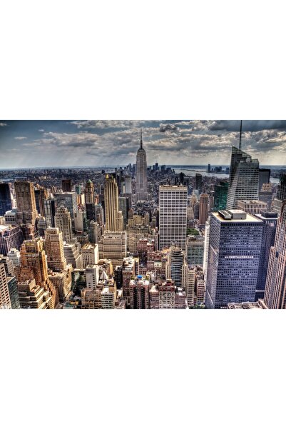 media Tablou canvas New York, panorama, Manhattan, 75 x 50 cm