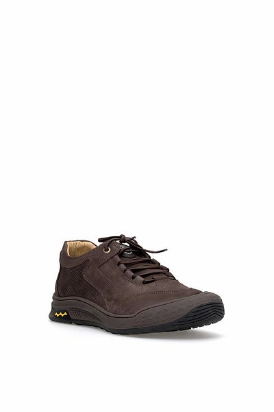 Ayakkabı Fuarı Elit 25Ynbl4029N Men's Genuine Nubuck Leather Casual Shoes Brown