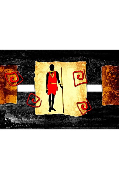 media Tablou canvas Africa retro vintage arta22, 60 x 40 cm