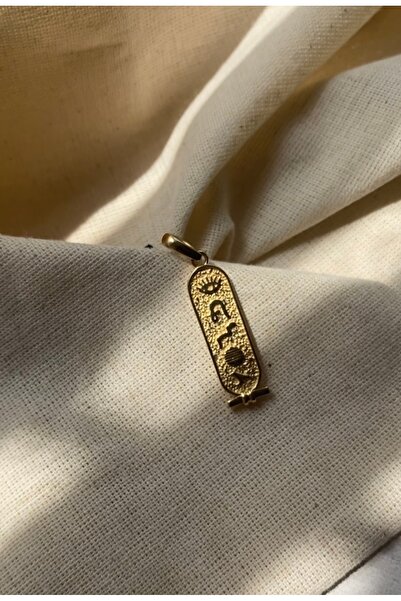 Onseva Kuyumculuk 14 Ayar Altın Antik Mısır Hiyeroglif Kolye Ucu