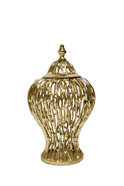 Lara Decor Döküm Altın Sarı Küp Küçük Boy