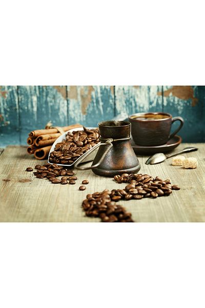 media Canvas painting Coffee in a pot, 90 x 60 cm