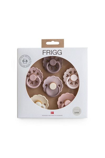 Frigg Baby's First Pacifier Set, 5 Cute Shapes