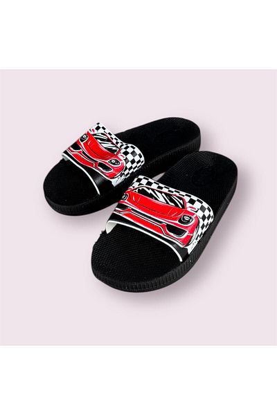 GEZER Boy's Light Sole Beach Pool Daily Slippers
