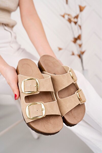 AlbiShoes Sindy Anatomical Comfort Μαλακή Άνετη Σόλα Καθημερινή Κομψή γυναικεία παντόφλα με διπλή αγκράφα