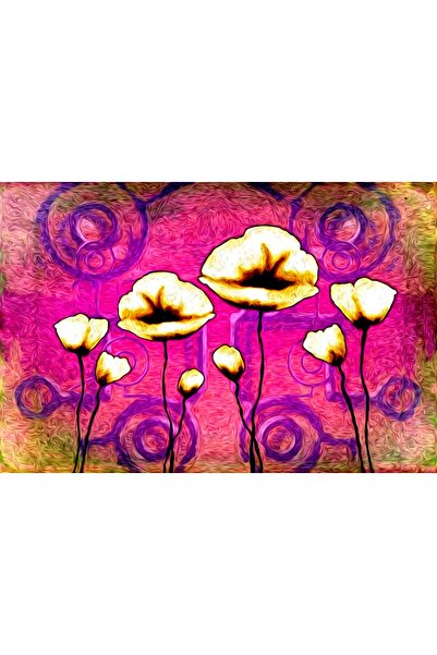 media Tablou canvas Flori, vintage, abstract, arta8, 105 x 70 cm