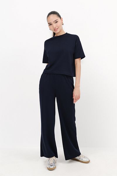 Addax Crew Neck Short Sleeve Bottom-Top Suit Tkm13913