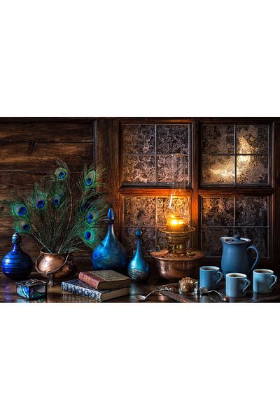 media Canvas painting Rustic Enchantment, 90 x 60 cm