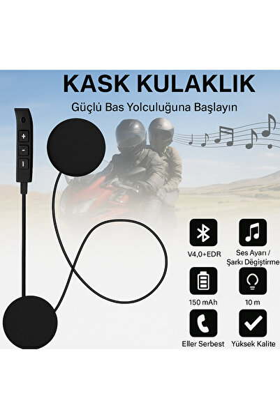 electroawm BT11 Bisiklet-Motosiklet Motosiklet Bluetooth Kask Kulaklığı