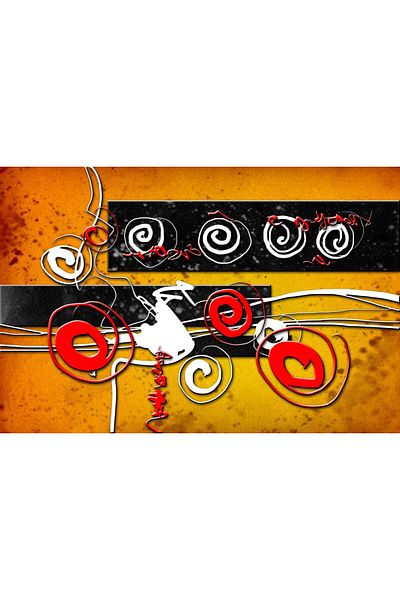 media Tablou canvas Abstract creativ disctractiv arta4, 105 x 70 cm