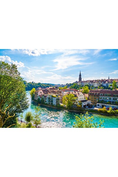 media Tablou canvas City44 Berna, 90 x 60 cm