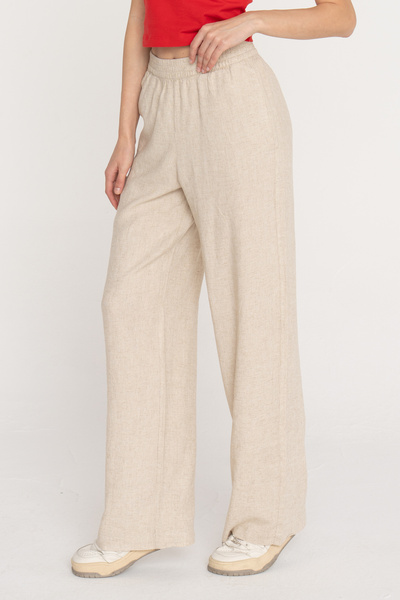 Jack & Jones Women's Linen Trousers - Poppy