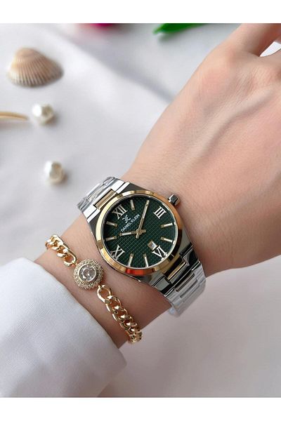 Daniel Klein Steel Band 30 Mt Water Resistant Women's Wrist Watch+Bracelet Bfg.13496.X7