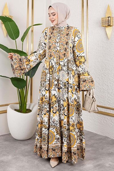 ORCHID Φαρδύ μανίκι Τζιλάτικο φόρεμα VISON