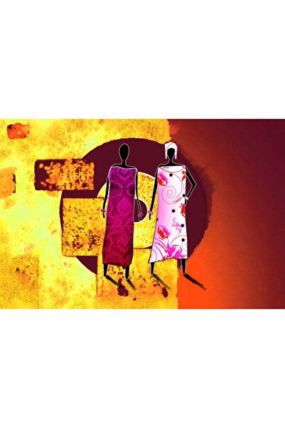 media Tablou canvas Africa retro vintage arta21, 75 x 50 cm