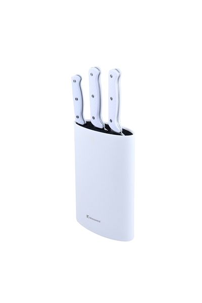 Berlinger Haus Knife block set 4 pcs NATURAL