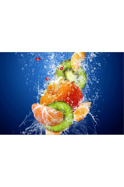 media Canvas painting Exotic splash, 90 x 60 cm