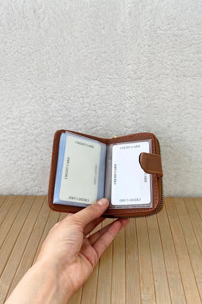 Mazel Design Women's Zippered and Snap Card Holder Wallet