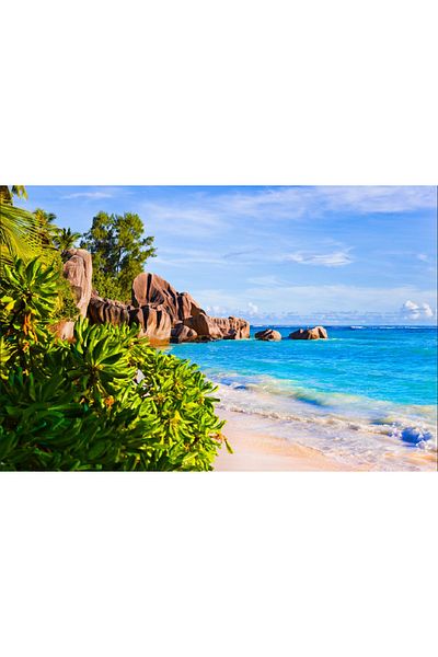 media Canvas painting Rocks, sea, beach, 75 x 50 cm