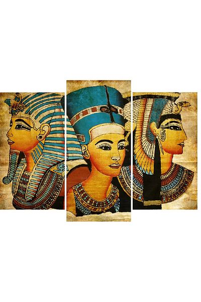 media Multicanvas painting 3 pieces Egypt 1, 120 x 85 cm