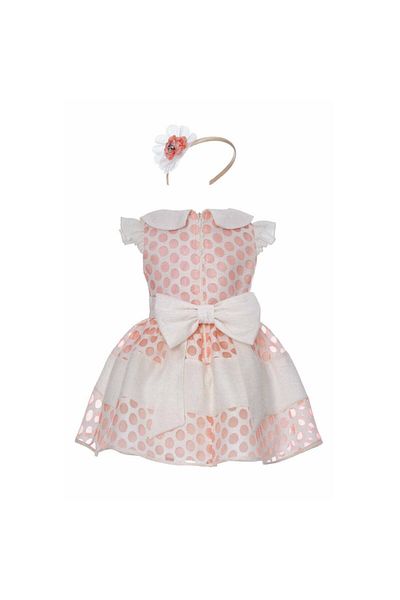 Pamina Dress with Bow at Back, Pamina, Carla, with Headband, 31044 - 86 cm, Pink