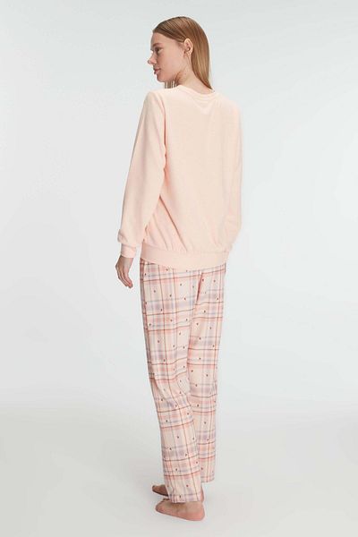 Motto10 butik Cotton Winter Long Sleeve Women's Pajamas Suit