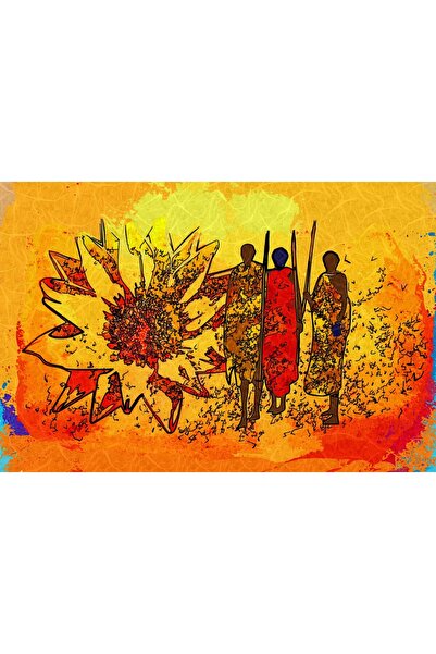 media Tablou canvas Africa retro vintage arta91, 90 x 60 cm