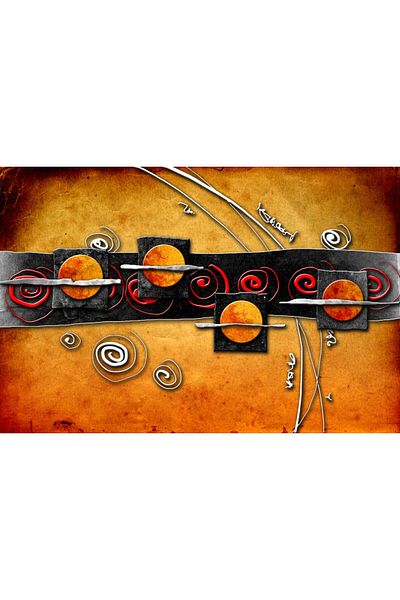 media Tablou canvas Abstract creativ disctractiv arta6, 45 x 30 cm