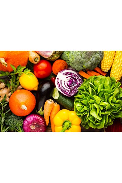 media Tablou canvas Food4 - legume si fructe, 45 x 30 cm