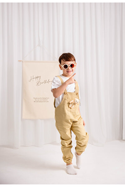 LLUVİA KIDSS Ayıcıklı Salopet Tulum