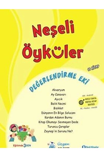 Üçgen Yayıncılık 1-2 Sınıf Neşeli Öyküler Serir 10 Kitap+değerlendirme Eki