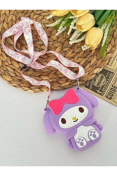 synshop My melody melodi rabbit ears sanrio silicone bag wallet women teenager girls children doll