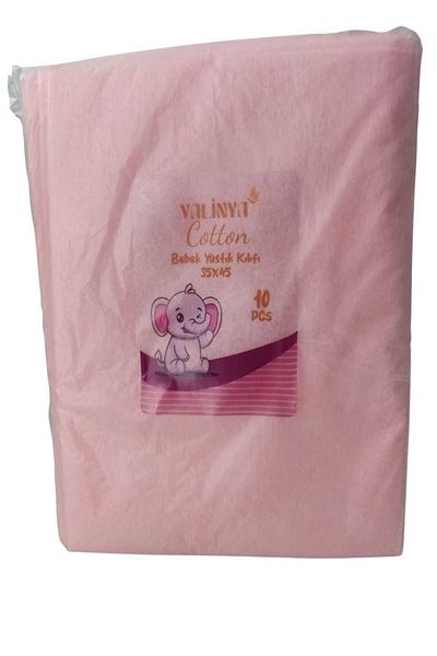 valinya Disposable Pink Color Baby Pillowcase Is the Same as the Photo with 35cm X 45Cm+12Cm Clap